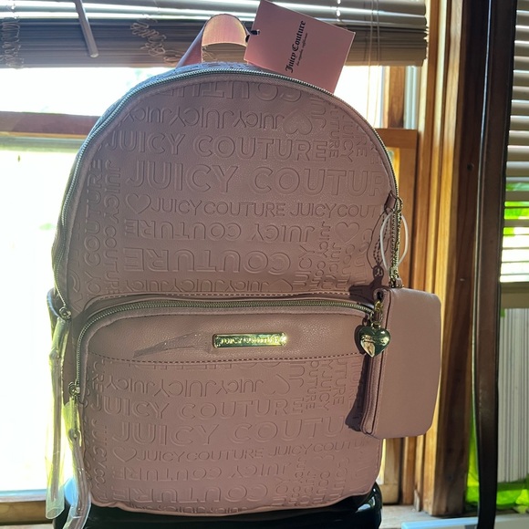 Juicy Couture Handbags - NWT Juicy Couture Pink Backpack
